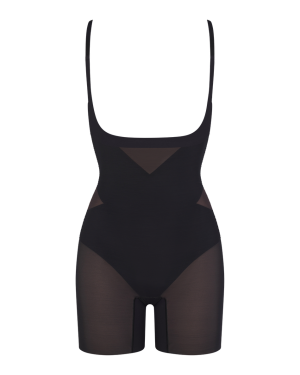 Open-Bust Mid-Thigh Bodysuit